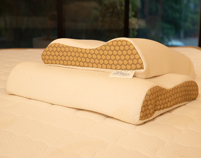 100% Natural Latex Contour Pillow ( Size - 24" x 16" Inches ) 