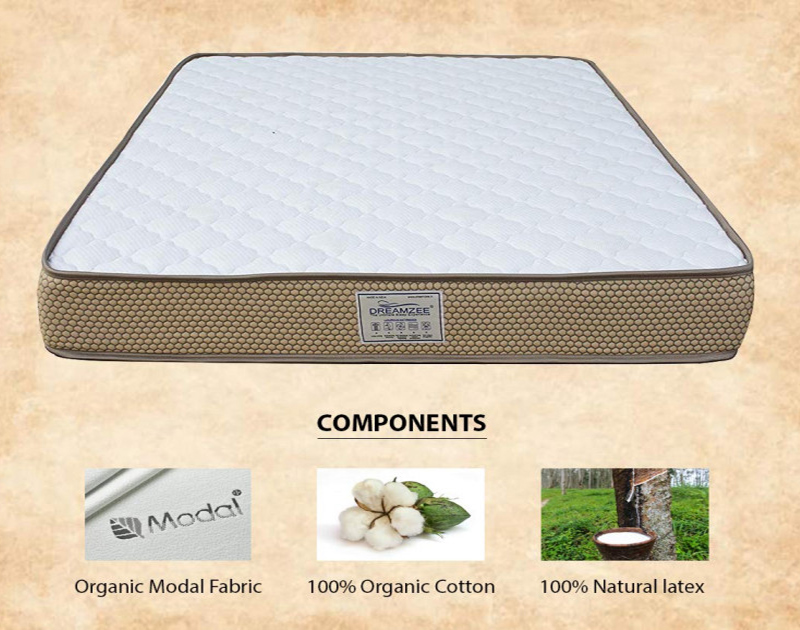 Dreamzee 100% Natural Latex Plus Memory foam Hybrid Mattress - Medium ...