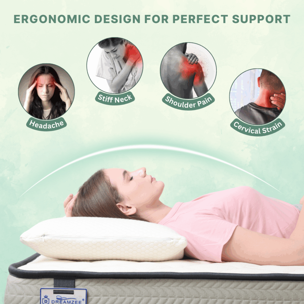 100% Natural Latex Certified Organic Standard Pillow ( Size - 23 x 15 x 4 Inches ) - Image 5