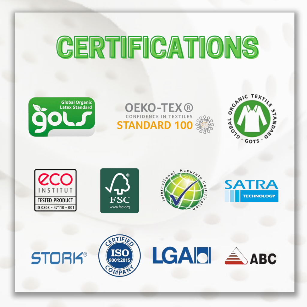 most certified natural latex mattress brand