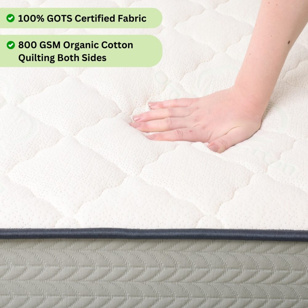 Dreamzee Tavasya - 7 Zone Ultra Luxury 100% Natural Latex Certified Organic Mattress - Image 2