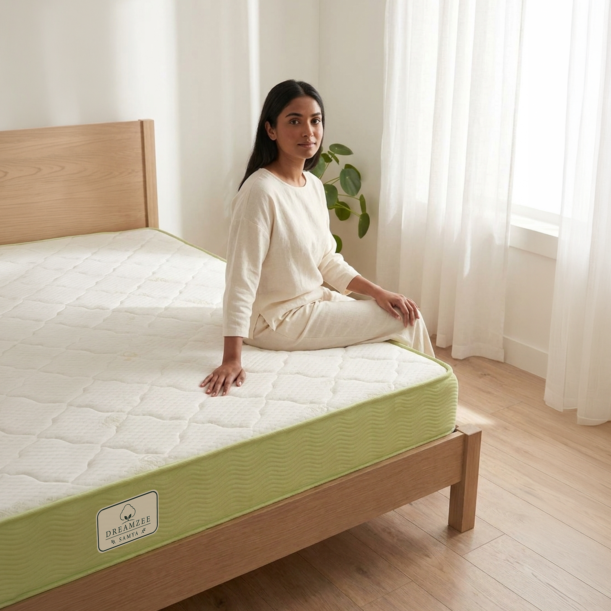 samya coir 100% natural latex mattress