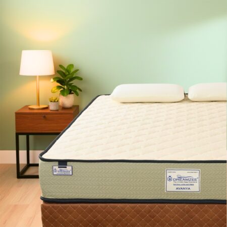 Dreamzee Avanya - Dual-Zone Certified 100% Natural Latex Organic Mattress - Medium Hard Comfort
